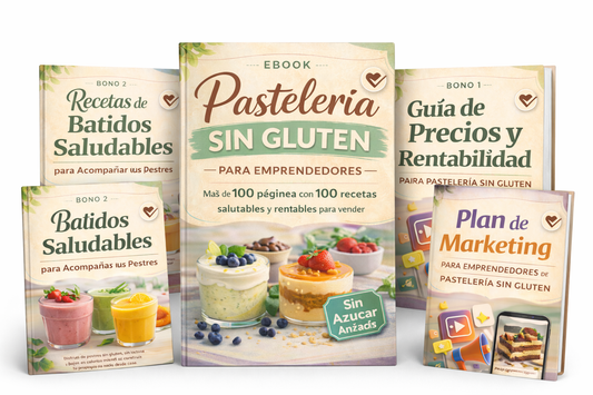 Pasteleria sin gluten para emprendedores